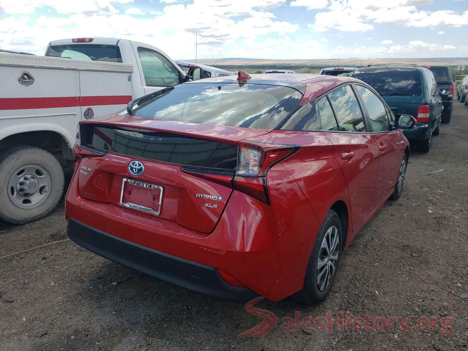 JTDL9RFU5K3002555 2019 TOYOTA PRIUS