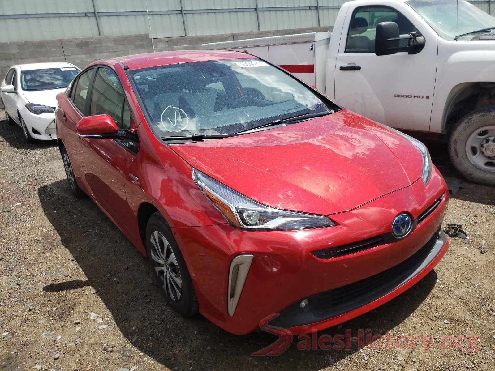 JTDL9RFU5K3002555 2019 TOYOTA PRIUS