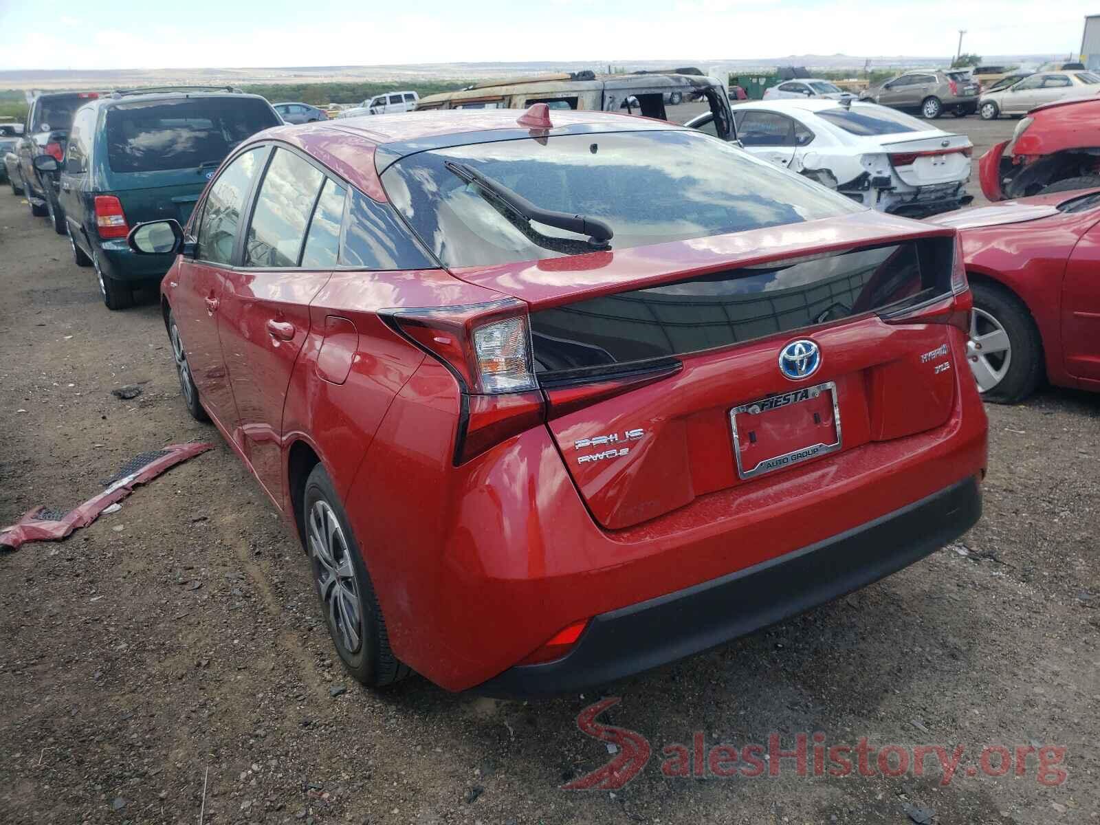 JTDL9RFU5K3002555 2019 TOYOTA PRIUS