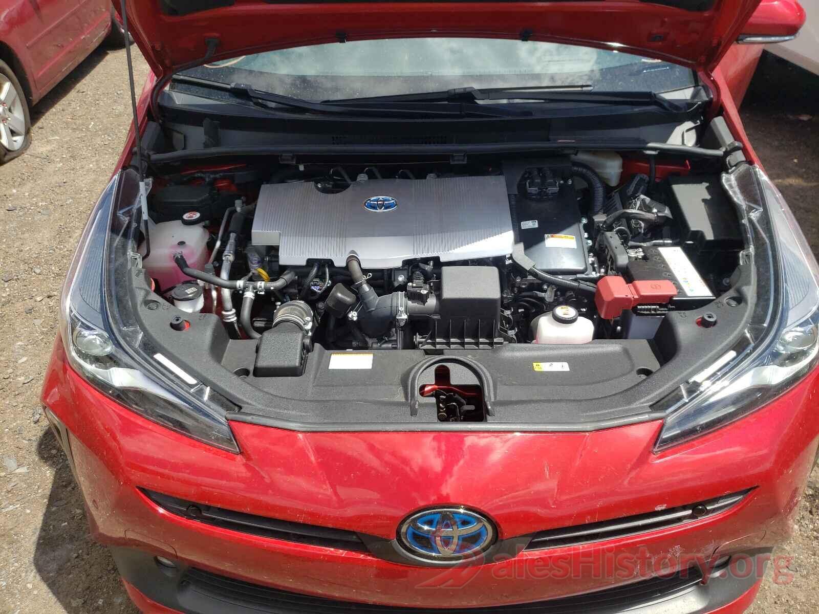 JTDL9RFU5K3002555 2019 TOYOTA PRIUS