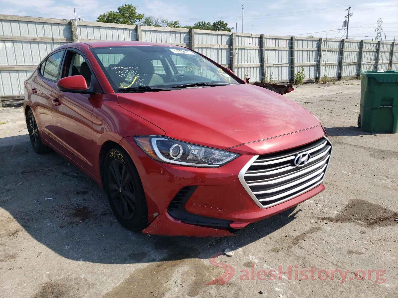 5NPD84LF1JH361887 2018 HYUNDAI ELANTRA