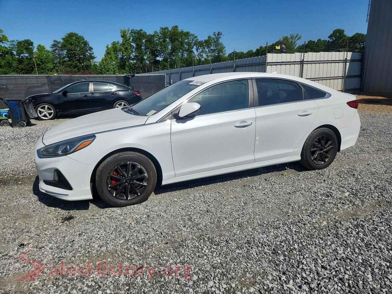 2018 HYUNDAI SONATA VIN 5NPE24AF7JH620407, auction photo