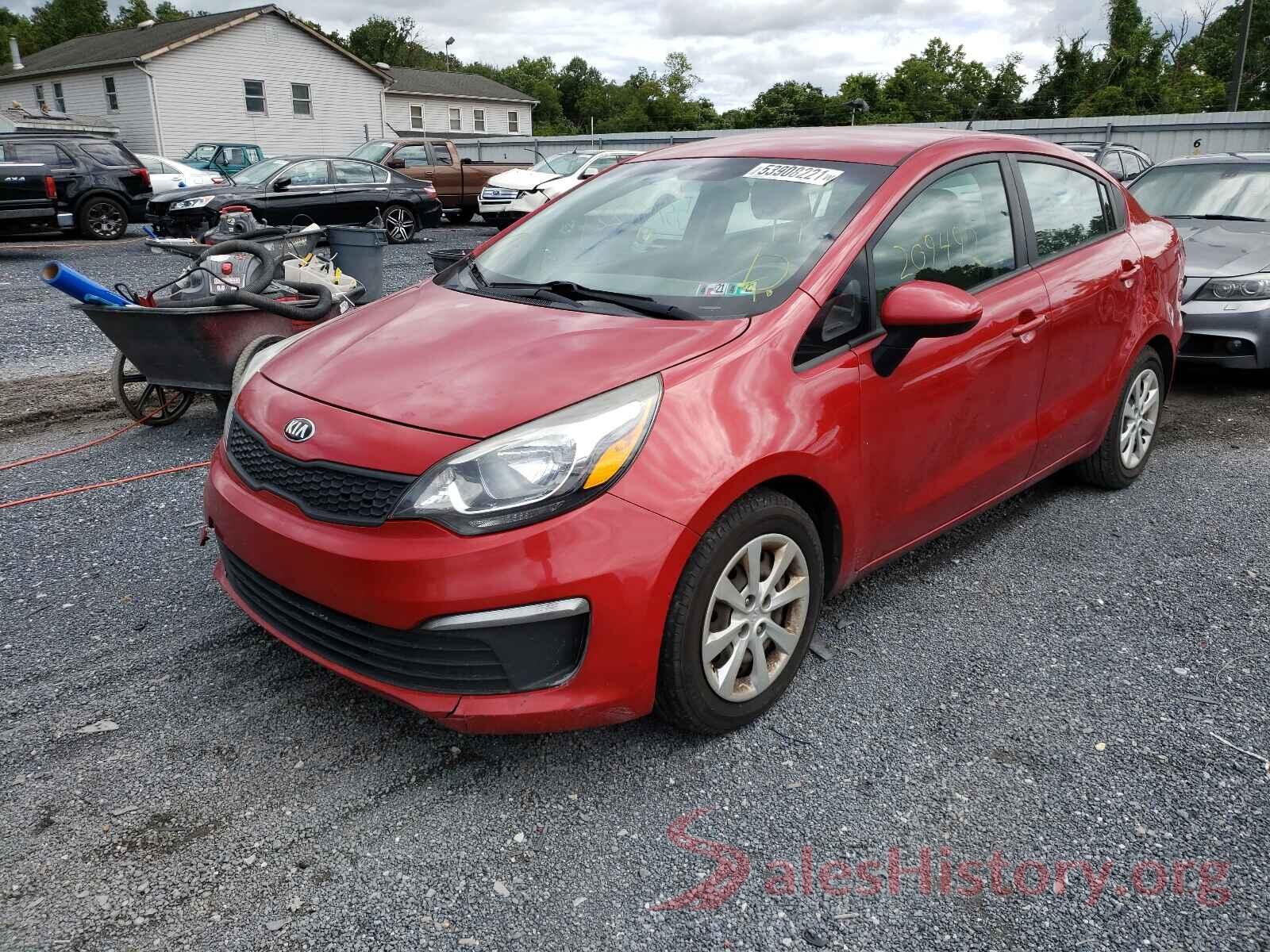 KNADM4A34H6007643 2017 KIA RIO