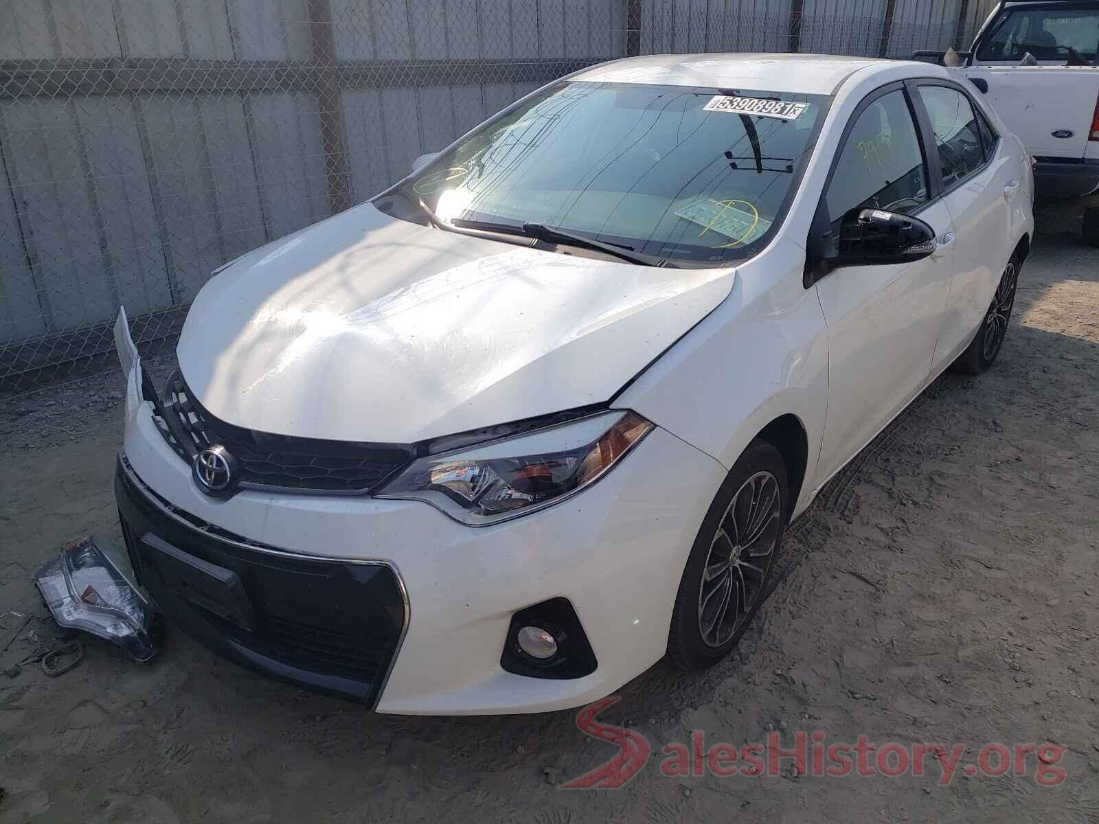 5YFBURHE9GP554364 2016 TOYOTA COROLLA