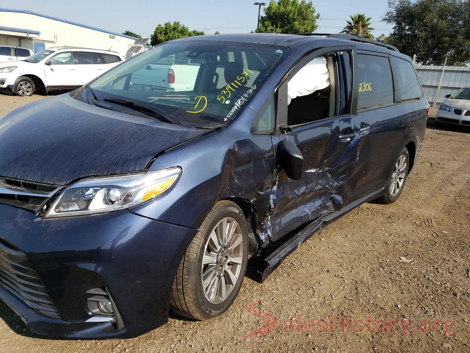 5TDYZ3DC7LS061409 2020 TOYOTA SIENNA