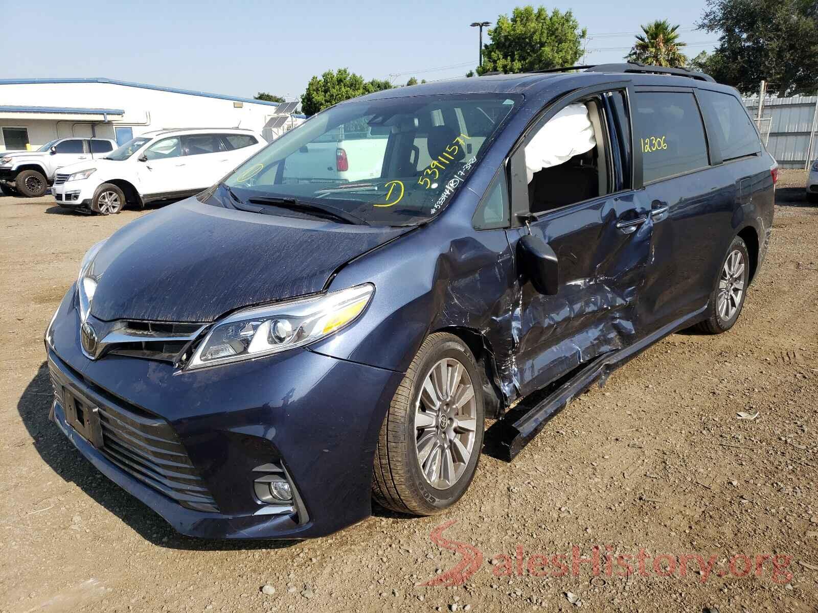 5TDYZ3DC7LS061409 2020 TOYOTA SIENNA