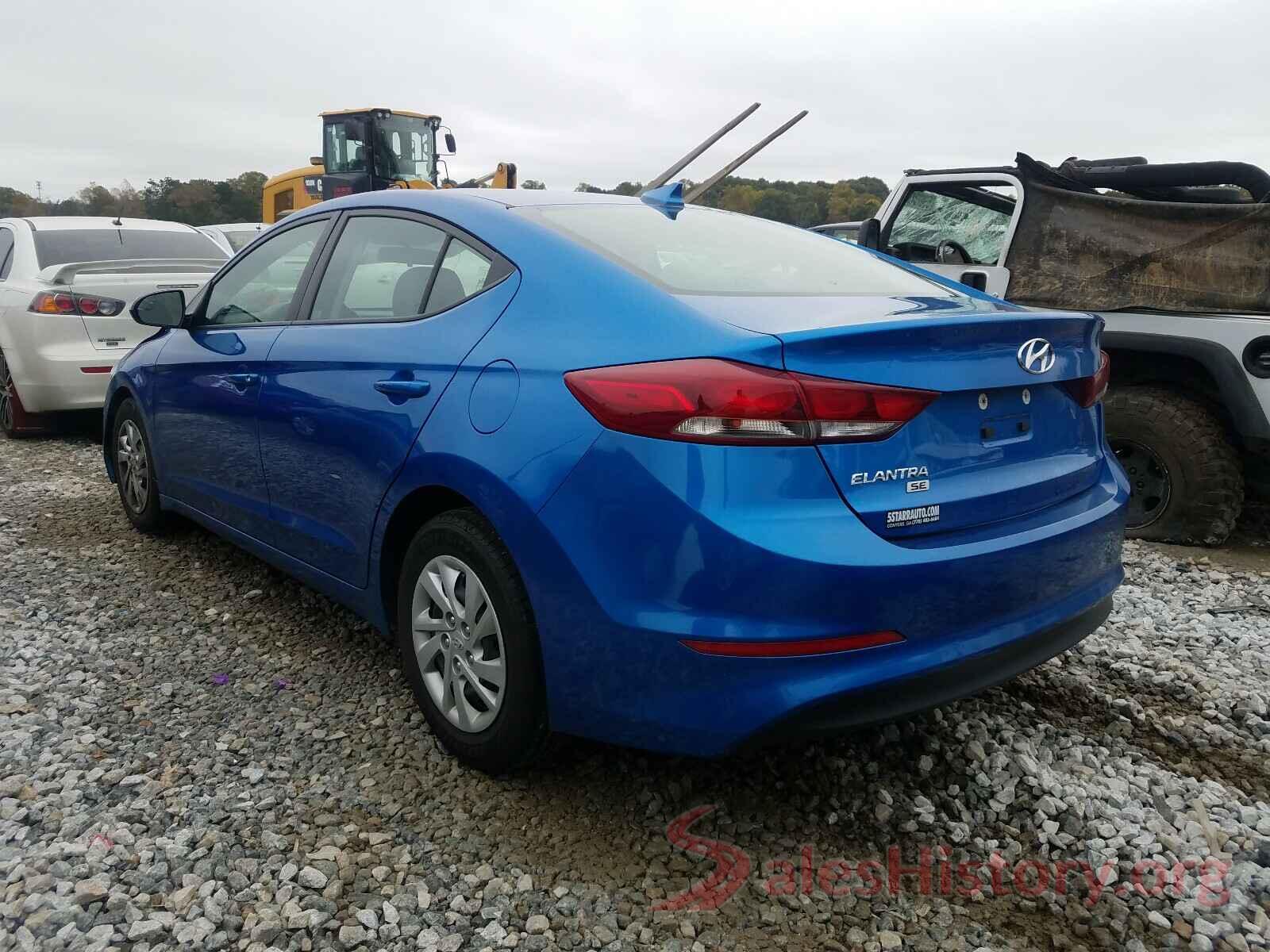 5NPD74LF1HH196226 2017 HYUNDAI ELANTRA