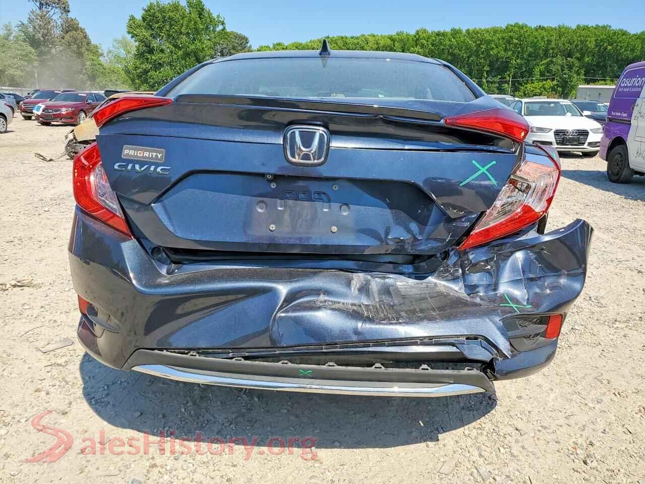 2020 HONDA CIVIC VIN 19XFC1F37LE024610, left side view