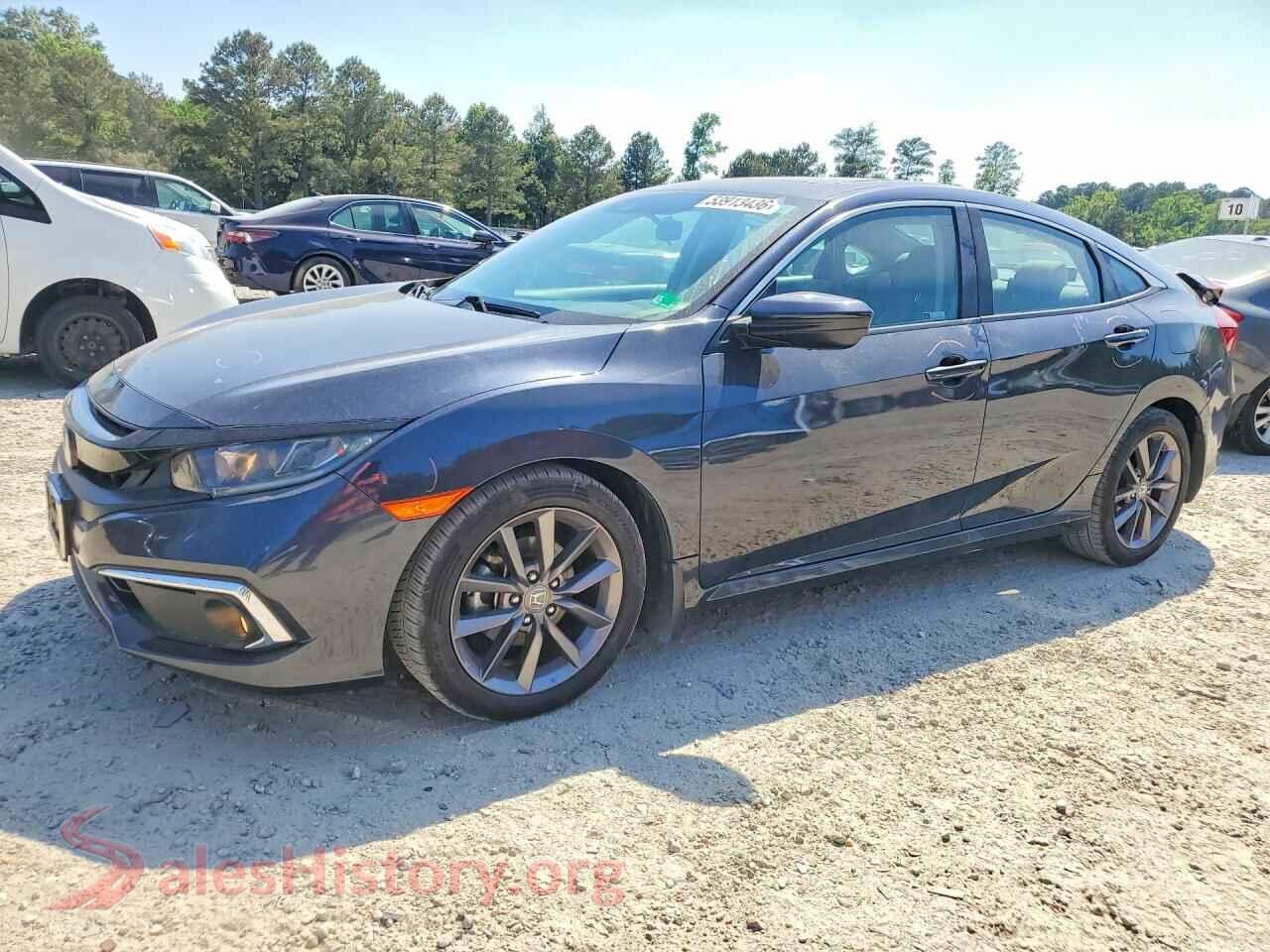 2020 HONDA CIVIC VIN 19XFC1F37LE024610, auction photo