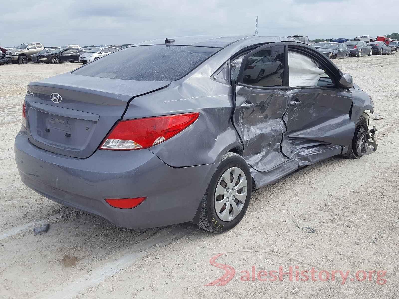 KMHCT4AE2GU046384 2016 HYUNDAI ACCENT