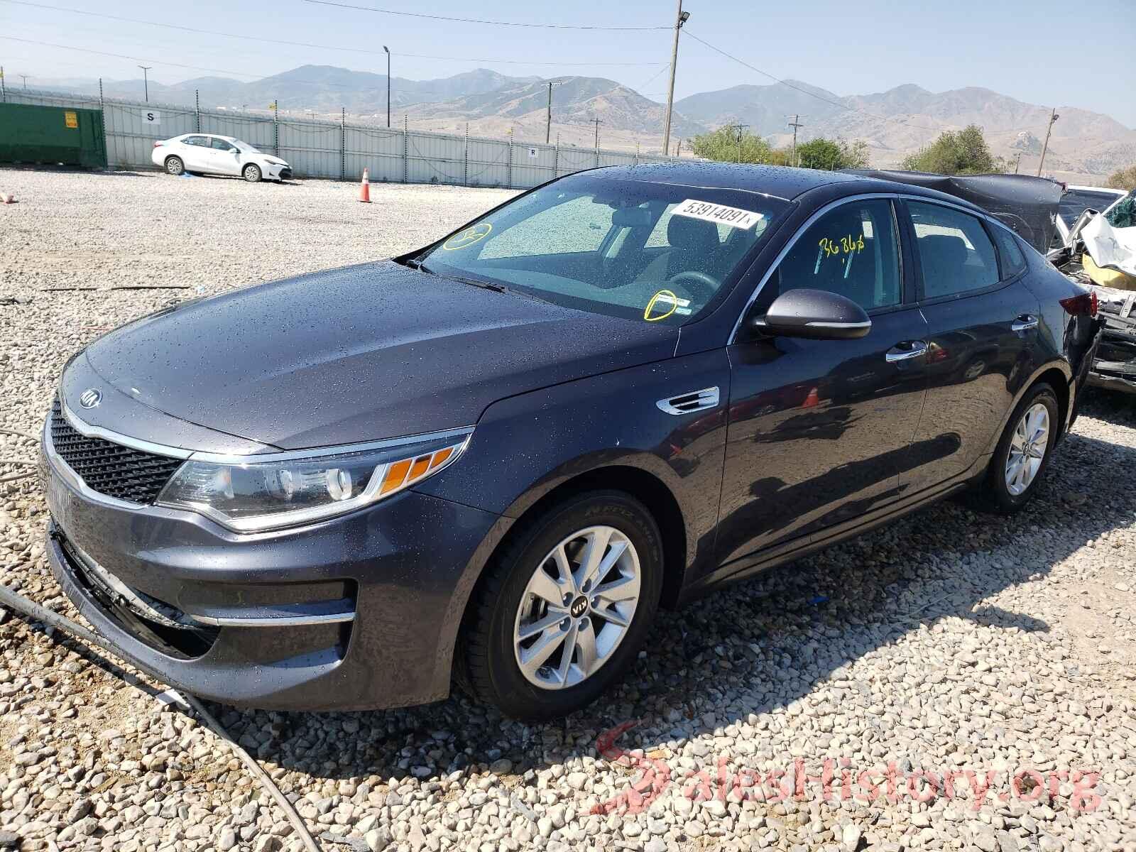 KNAGT4L36H5157210 2017 KIA OPTIMA