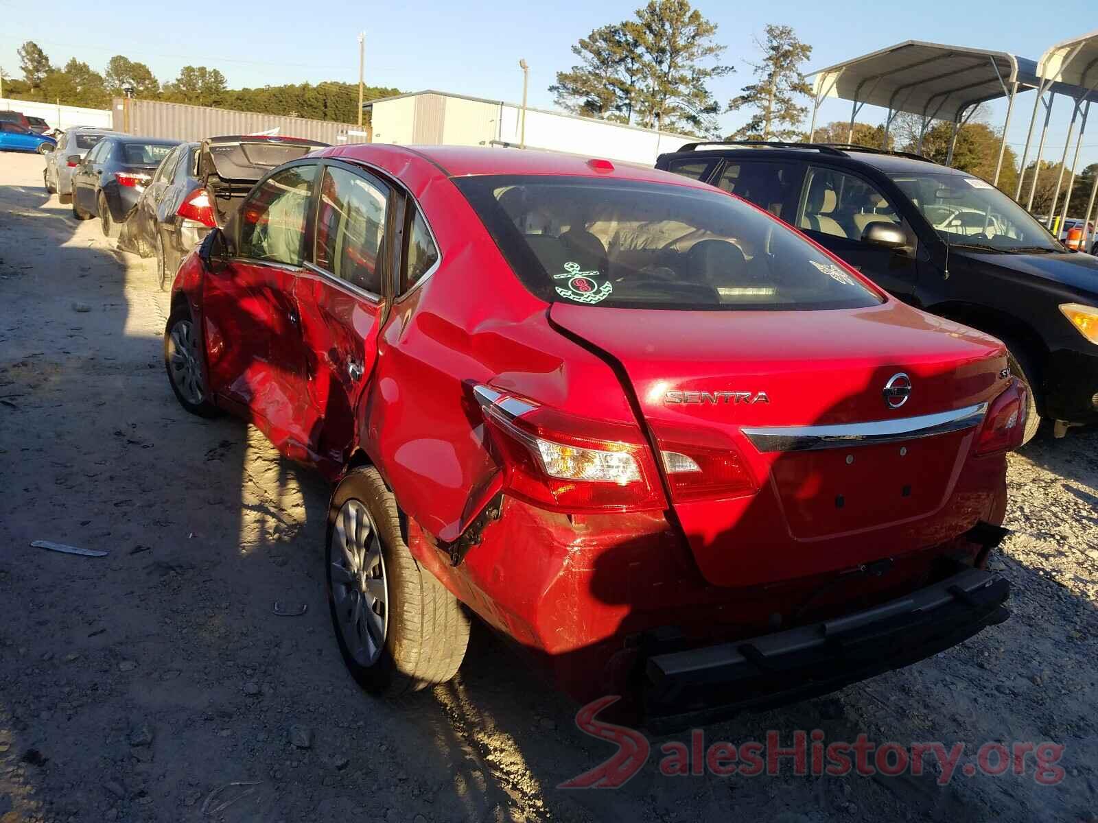 3N1AB7AP4HY205070 2017 NISSAN SENTRA