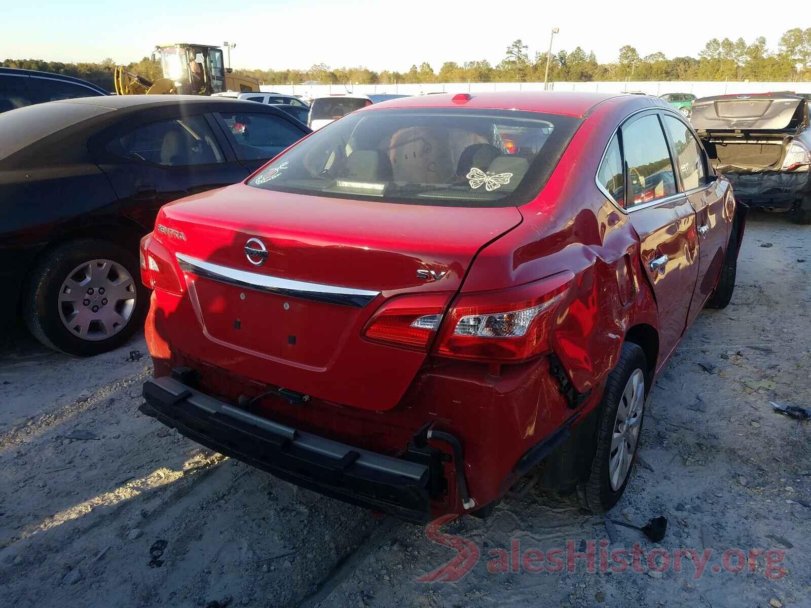 3N1AB7AP4HY205070 2017 NISSAN SENTRA