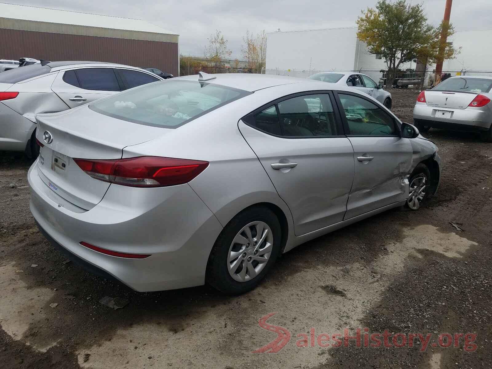 KMHD74LFXHU070142 2017 HYUNDAI ELANTRA