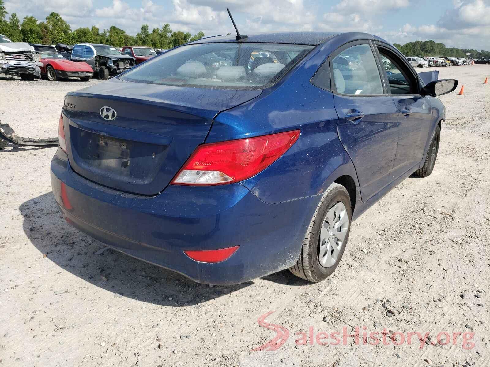 KMHCT4AE0GU124628 2016 HYUNDAI ACCENT