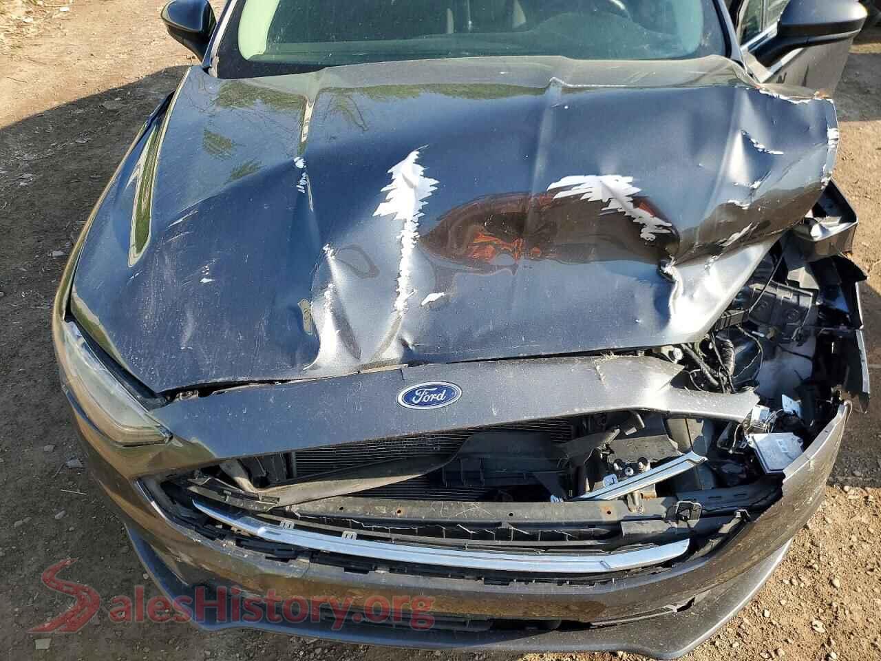 2017 FORD FUSION VIN 3FA6P0H79HR341938, VIN plate