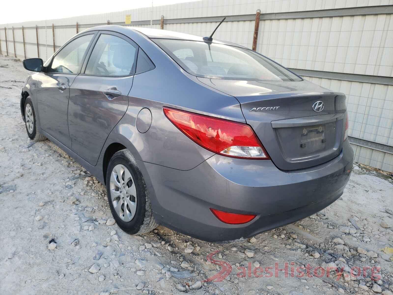 KMHCT4AE7GU064184 2016 HYUNDAI ACCENT