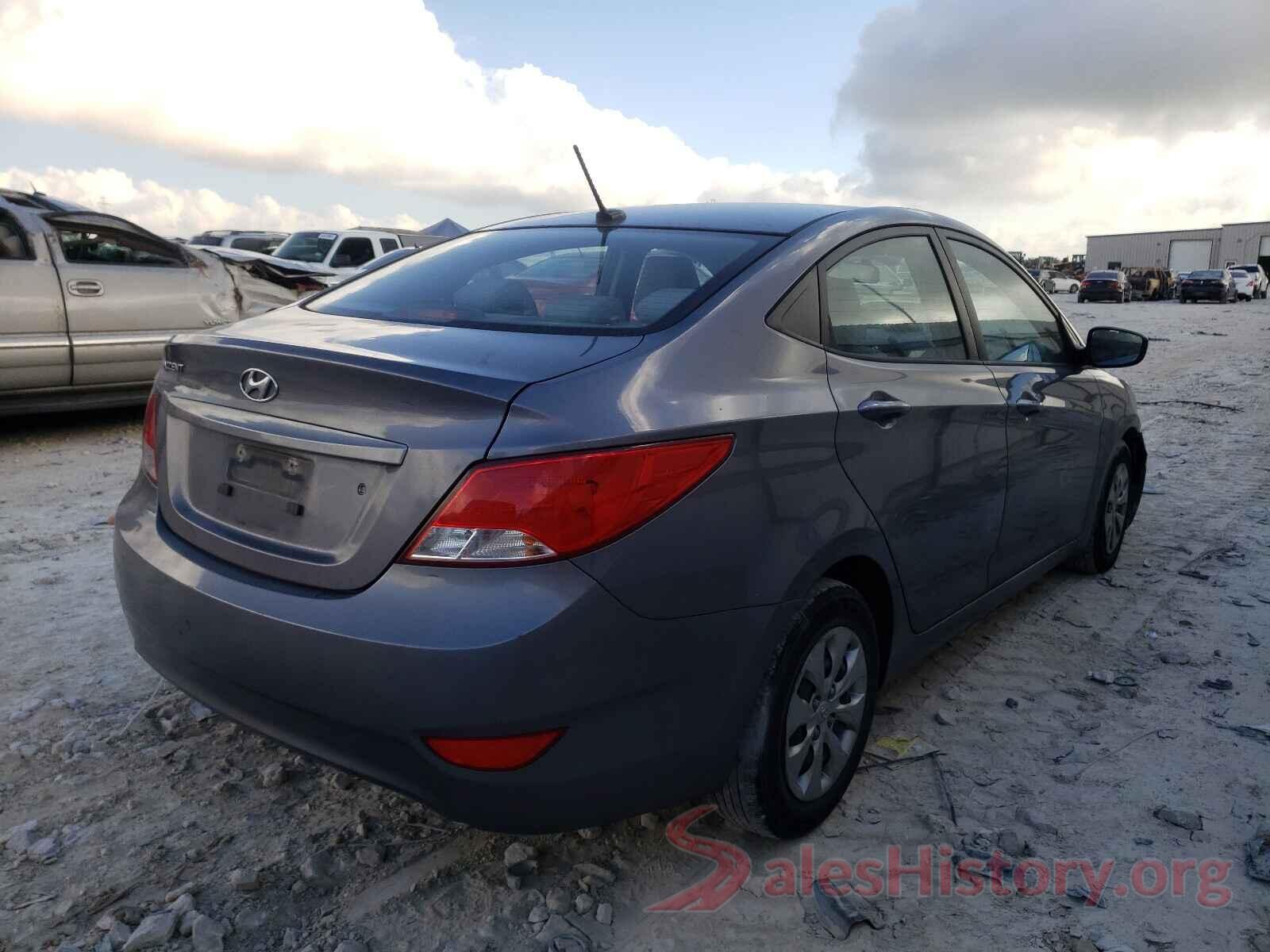 KMHCT4AE7GU064184 2016 HYUNDAI ACCENT