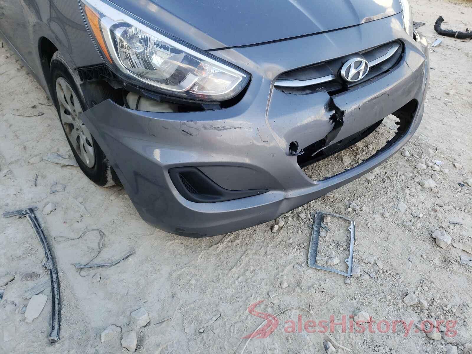 KMHCT4AE7GU064184 2016 HYUNDAI ACCENT