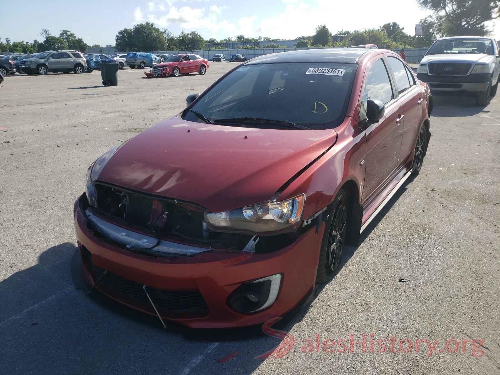 JA32U2FU4HU009953 2017 MITSUBISHI LANCER