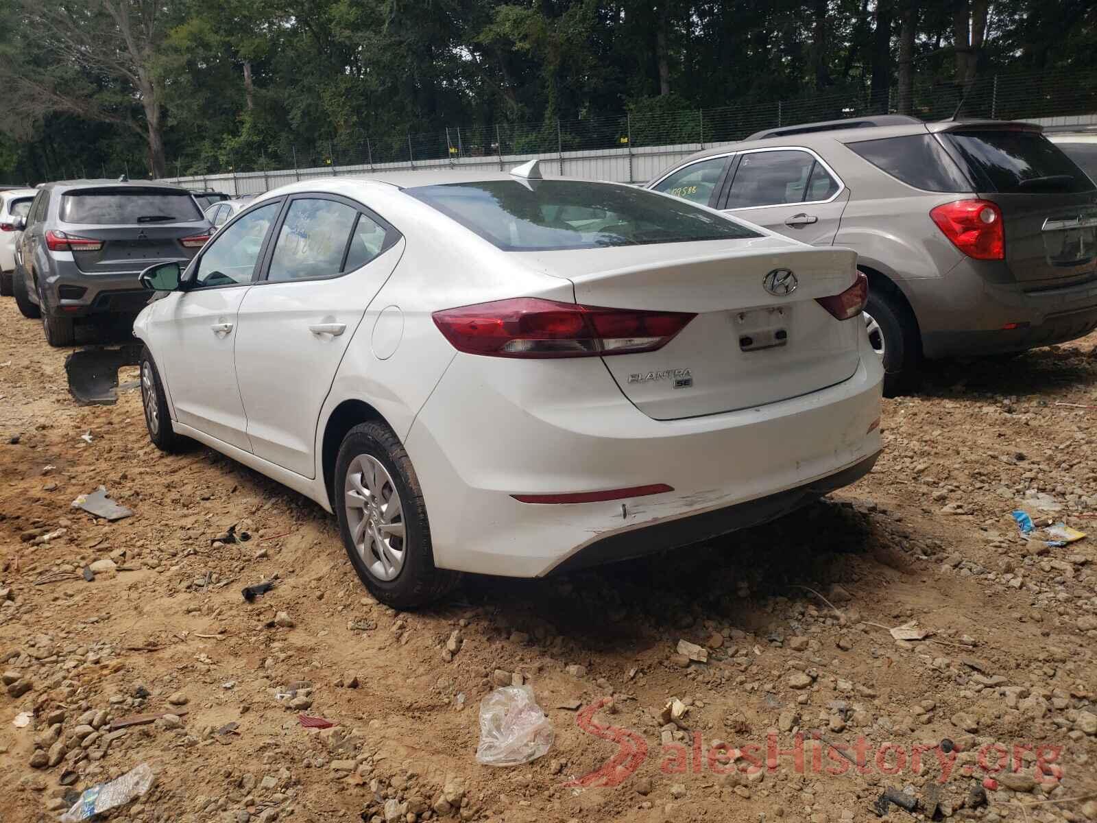 5NPD74LF8HH140994 2017 HYUNDAI ELANTRA