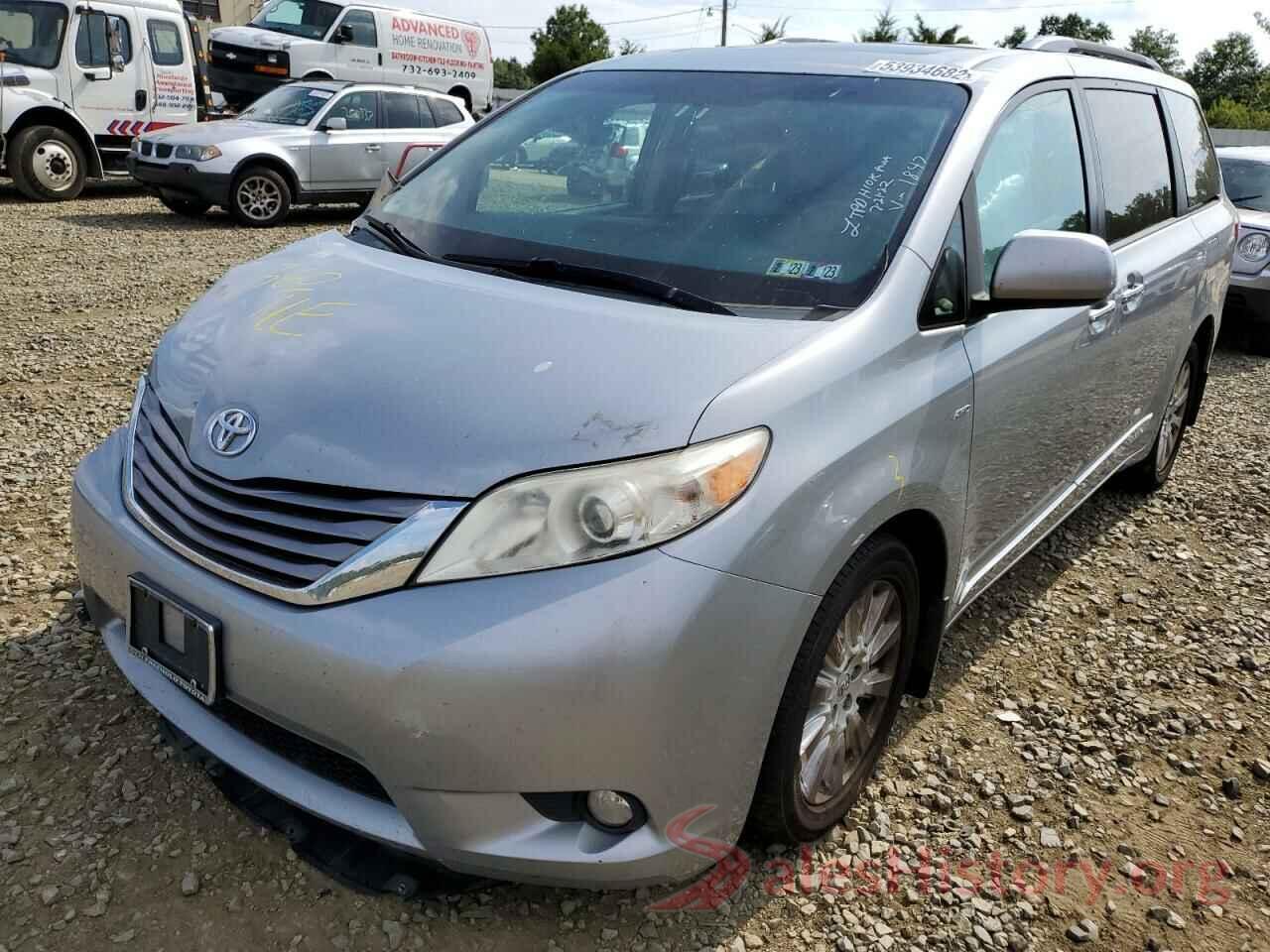 5TDDK3DC8GS131847 2016 TOYOTA SIENNA