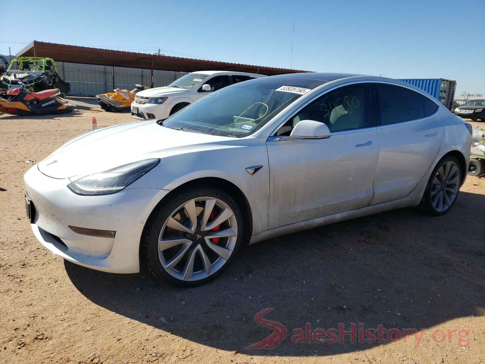 5YJ3E1EB4KF422145 2019 TESLA MODEL 3