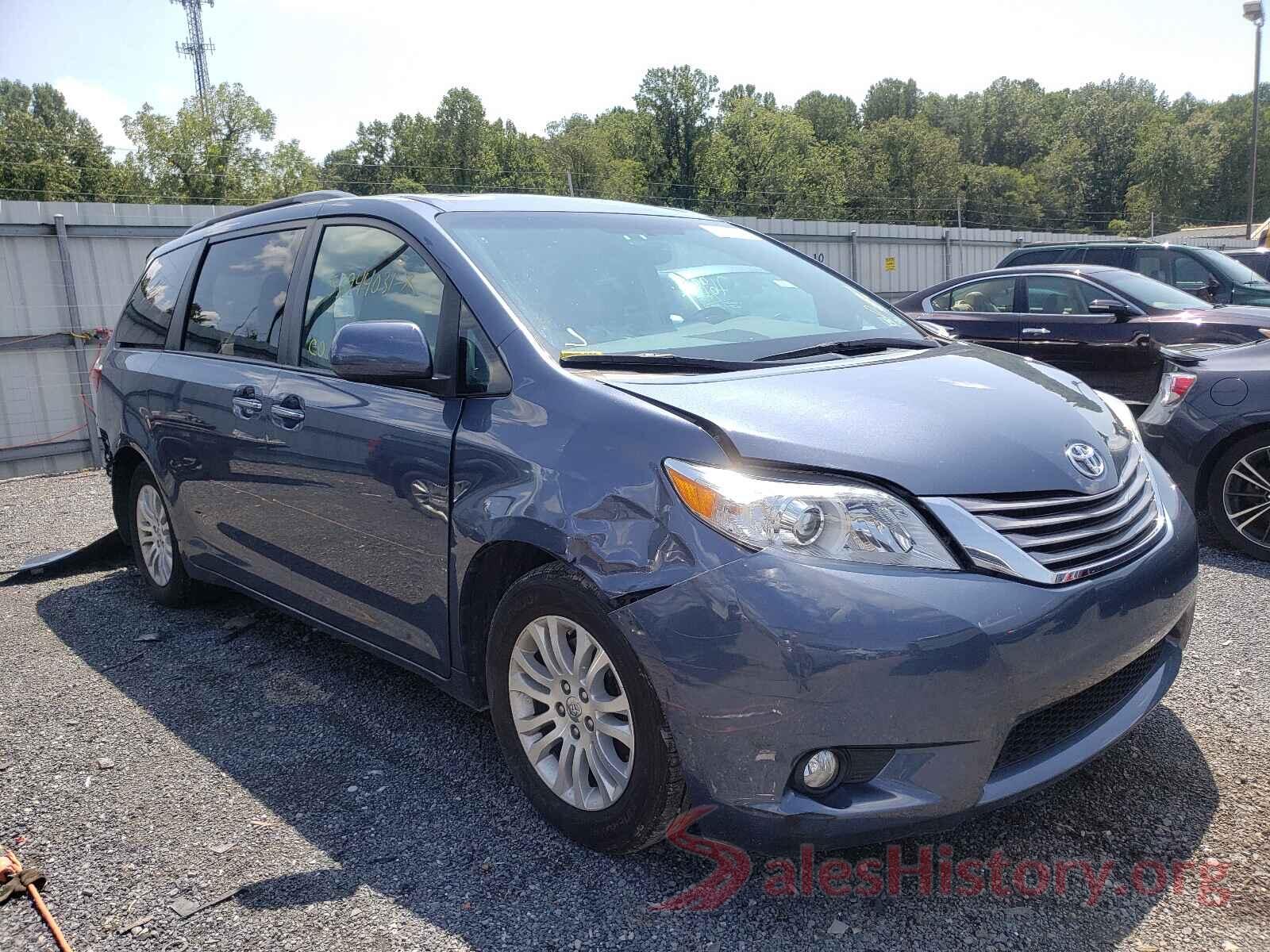 5TDYK3DC1GS697141 2016 TOYOTA SIENNA