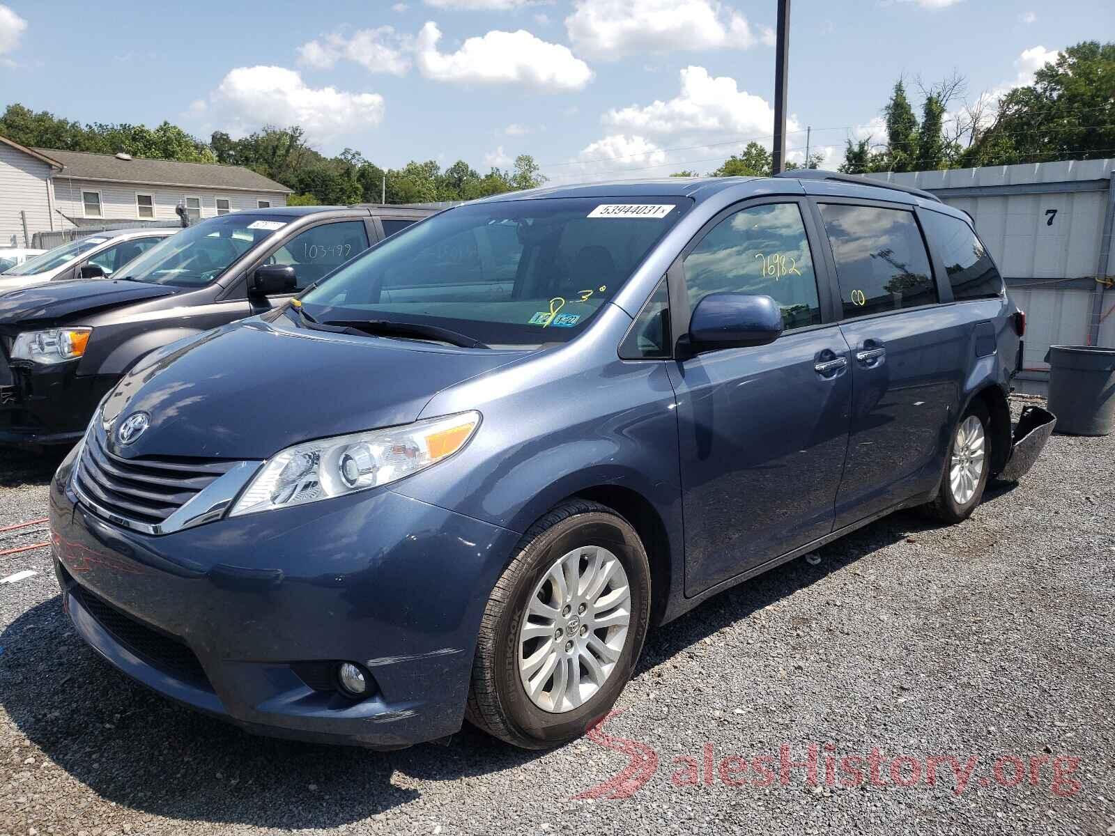 5TDYK3DC1GS697141 2016 TOYOTA SIENNA