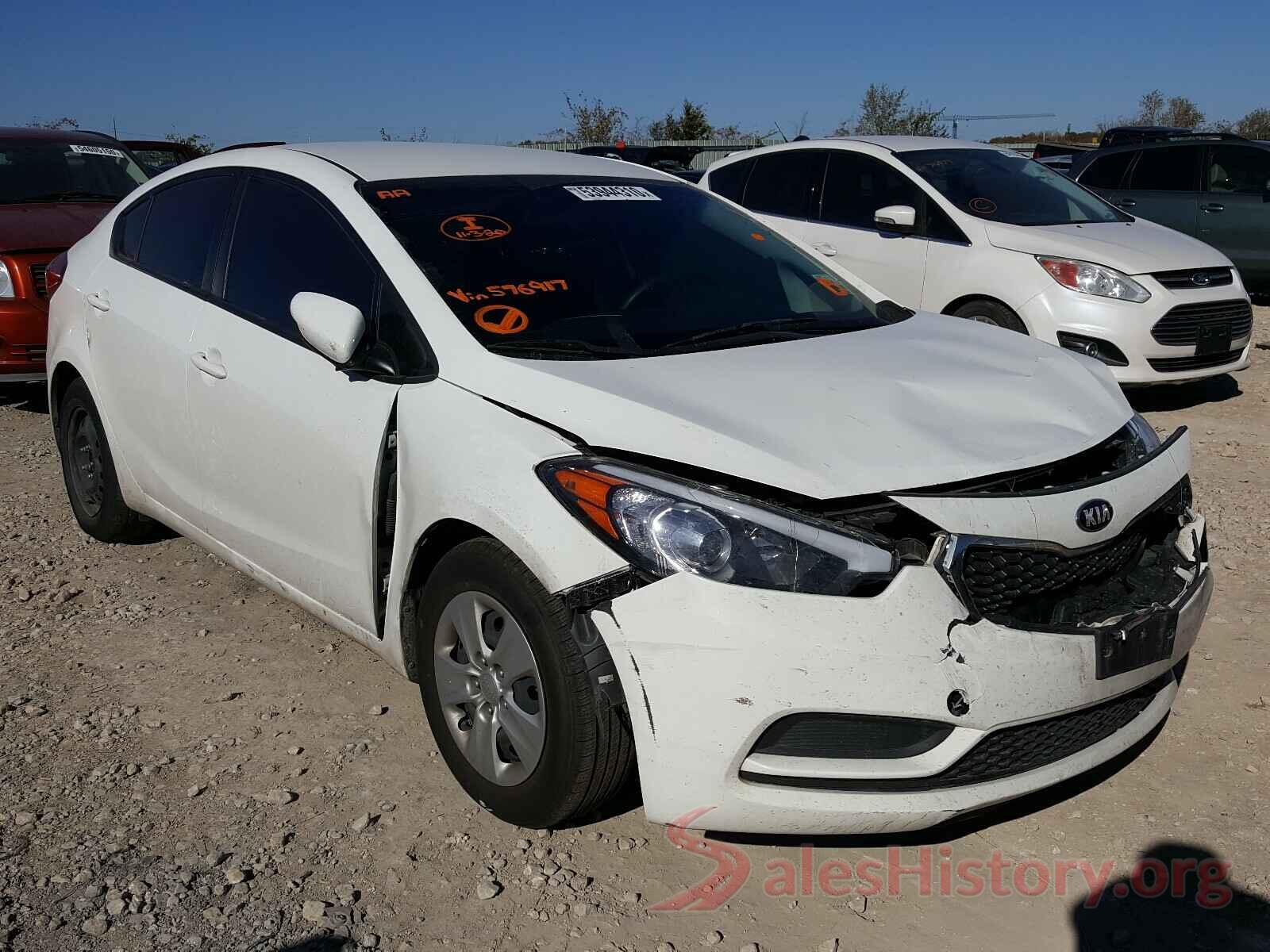 KNAFK4A63G5576917 2016 KIA FORTE