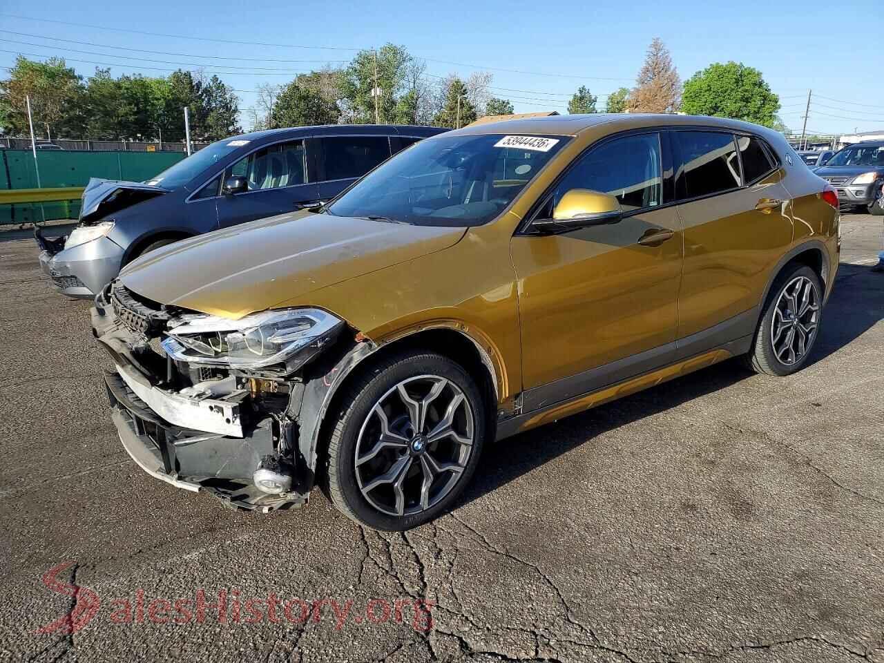 2018 BMW X2 VIN WBXYJ5C31JEF70456, auction photo