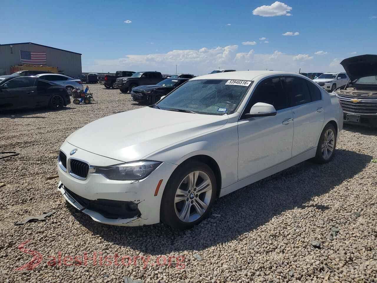 2017 BMW 3 SERIES VIN WBA8B9G30HNU56089, auction photo