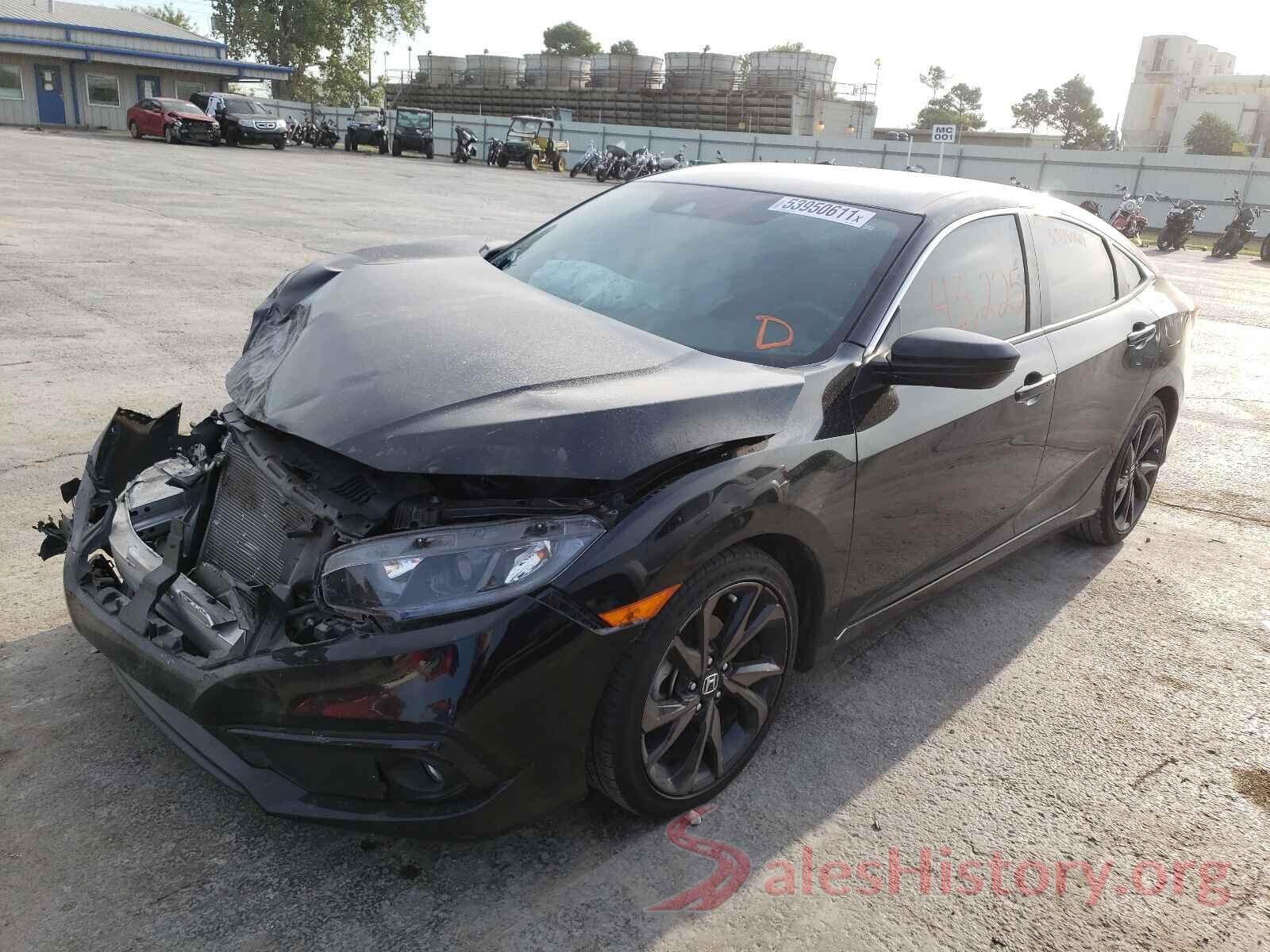 19XFC2F8XKE040834 2019 HONDA CIVIC