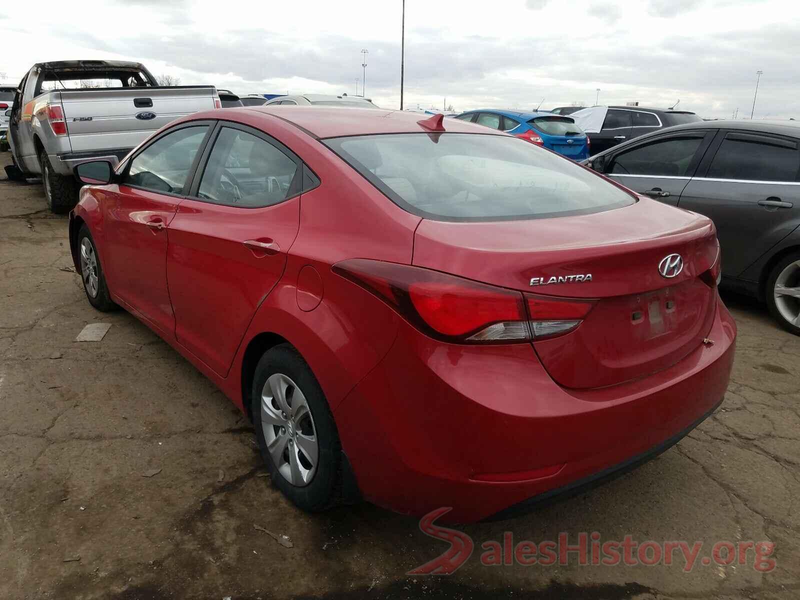 KMHDH4AE9GU501768 2016 HYUNDAI ELANTRA