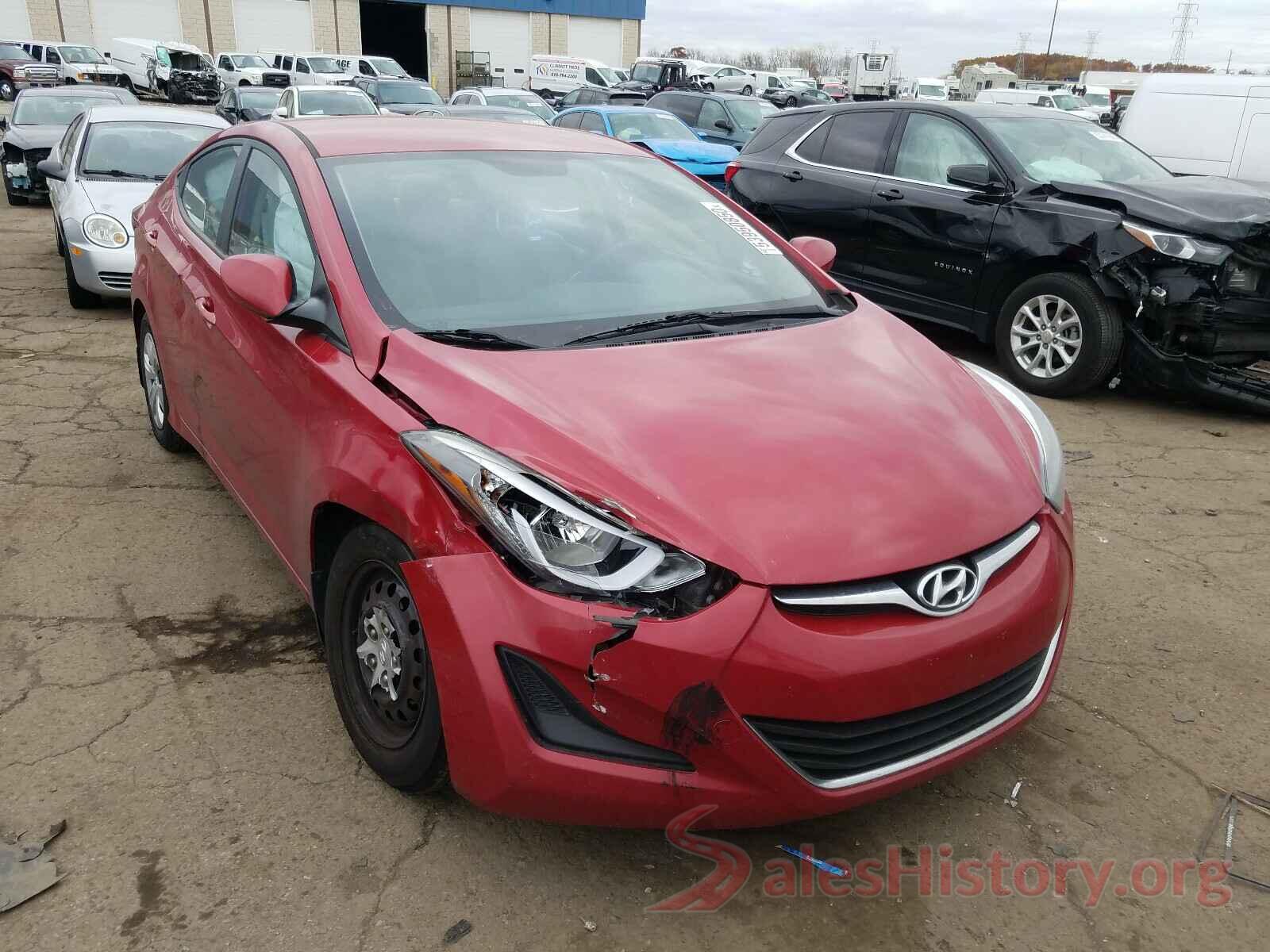 KMHDH4AE9GU501768 2016 HYUNDAI ELANTRA