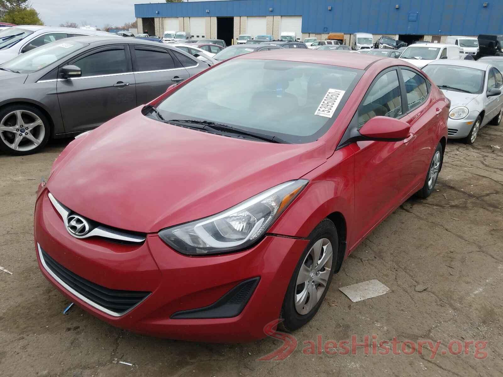 KMHDH4AE9GU501768 2016 HYUNDAI ELANTRA