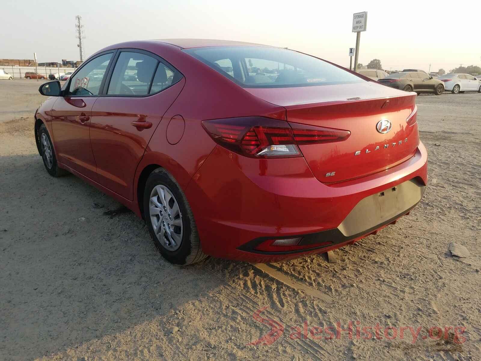 5NPD74LF8KH480122 2019 HYUNDAI ELANTRA