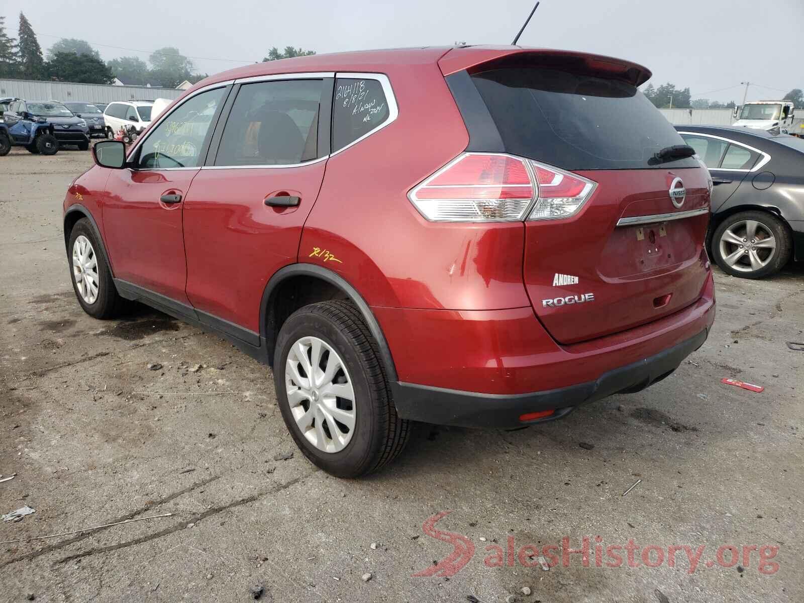 KNMAT2MV8GP669373 2016 NISSAN ROGUE