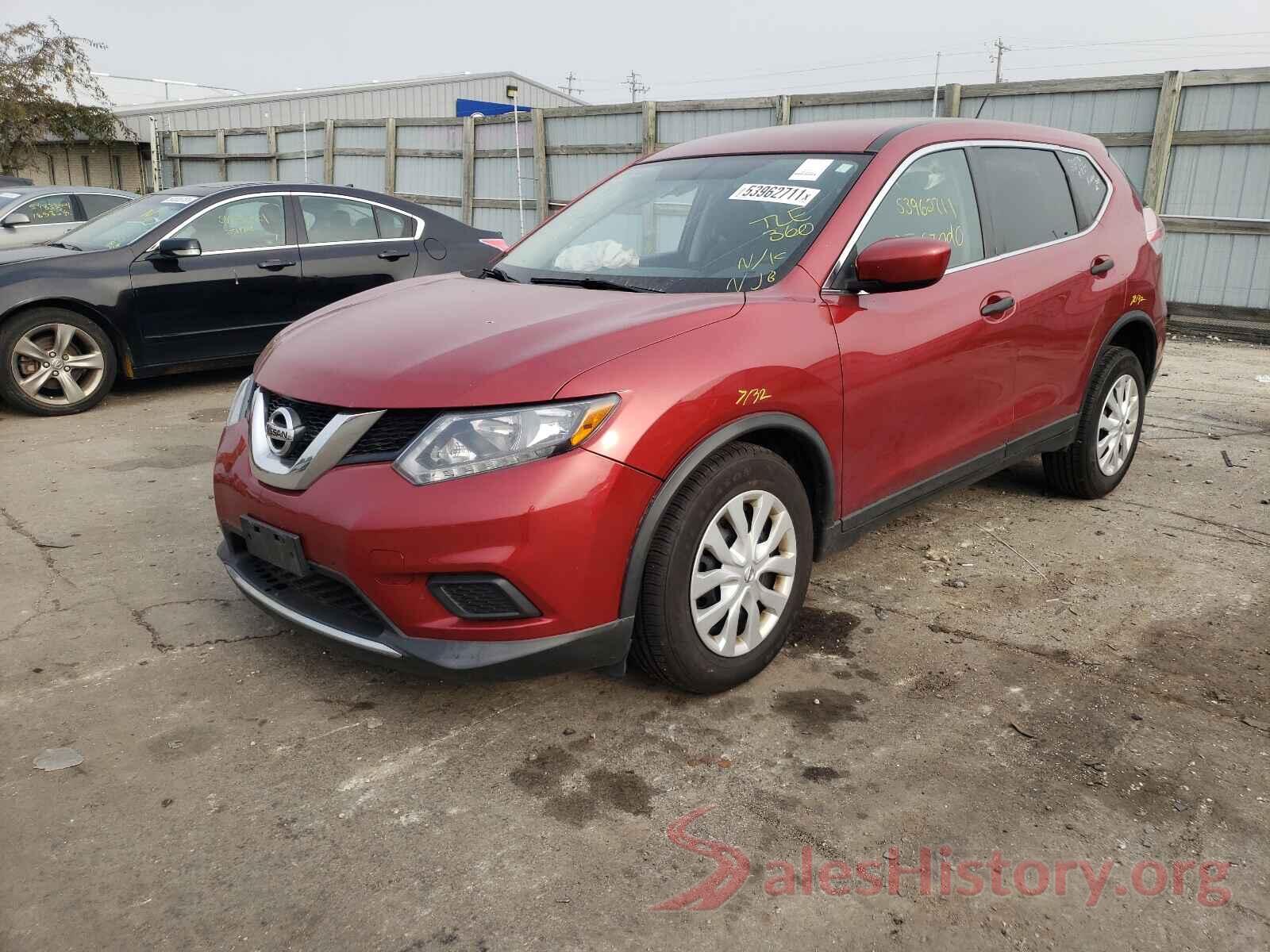 KNMAT2MV8GP669373 2016 NISSAN ROGUE