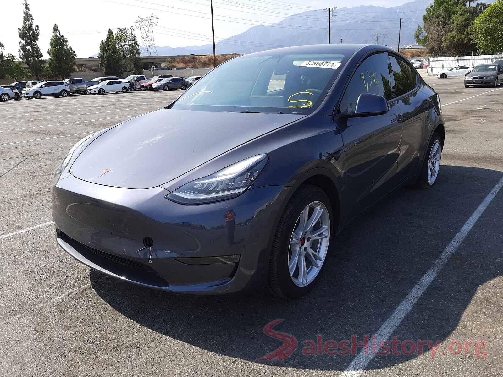 5YJYGDEE6MF094225 2021 TESLA MODEL Y