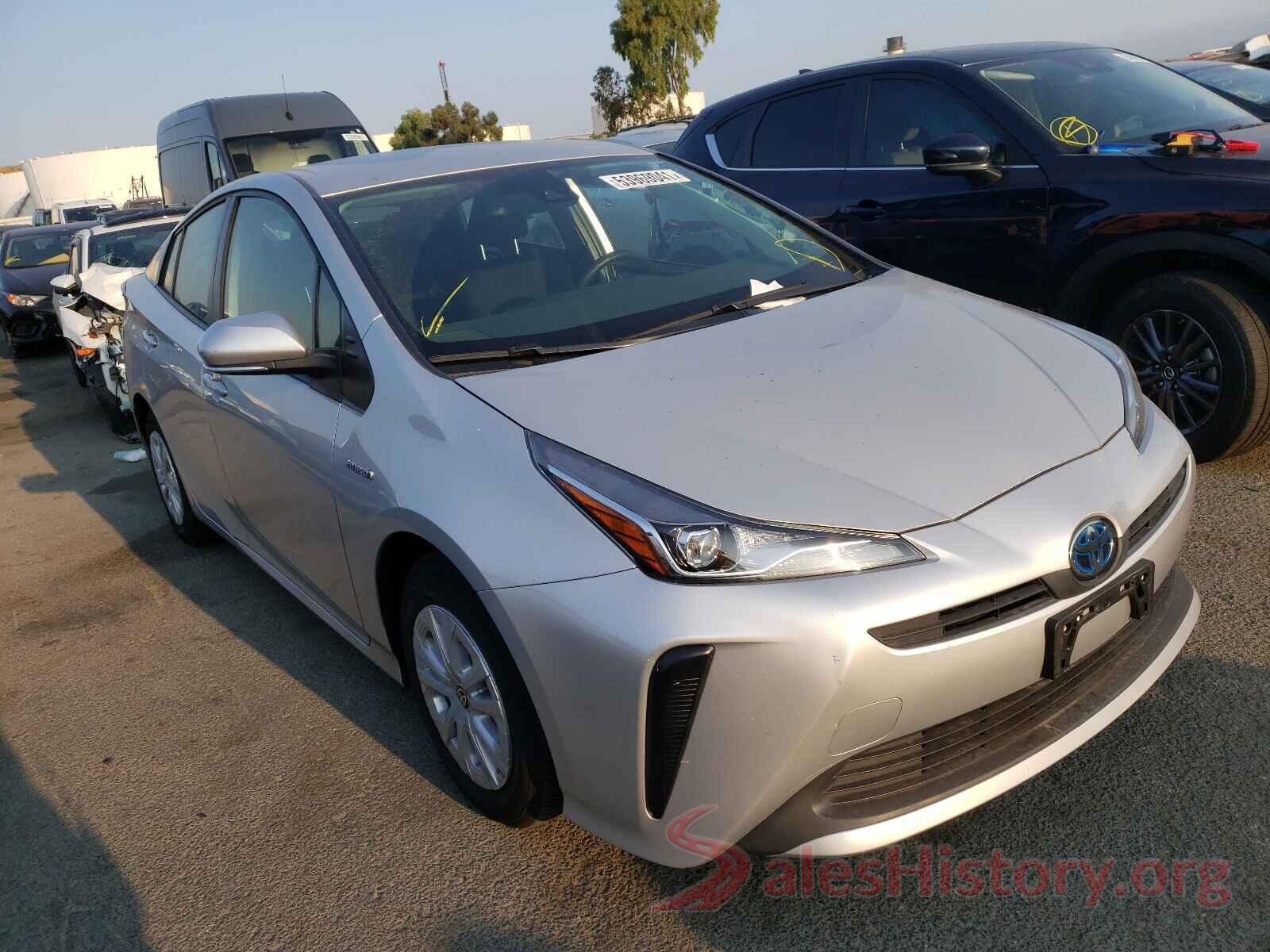 JTDKARFU5K3092955 2019 TOYOTA PRIUS