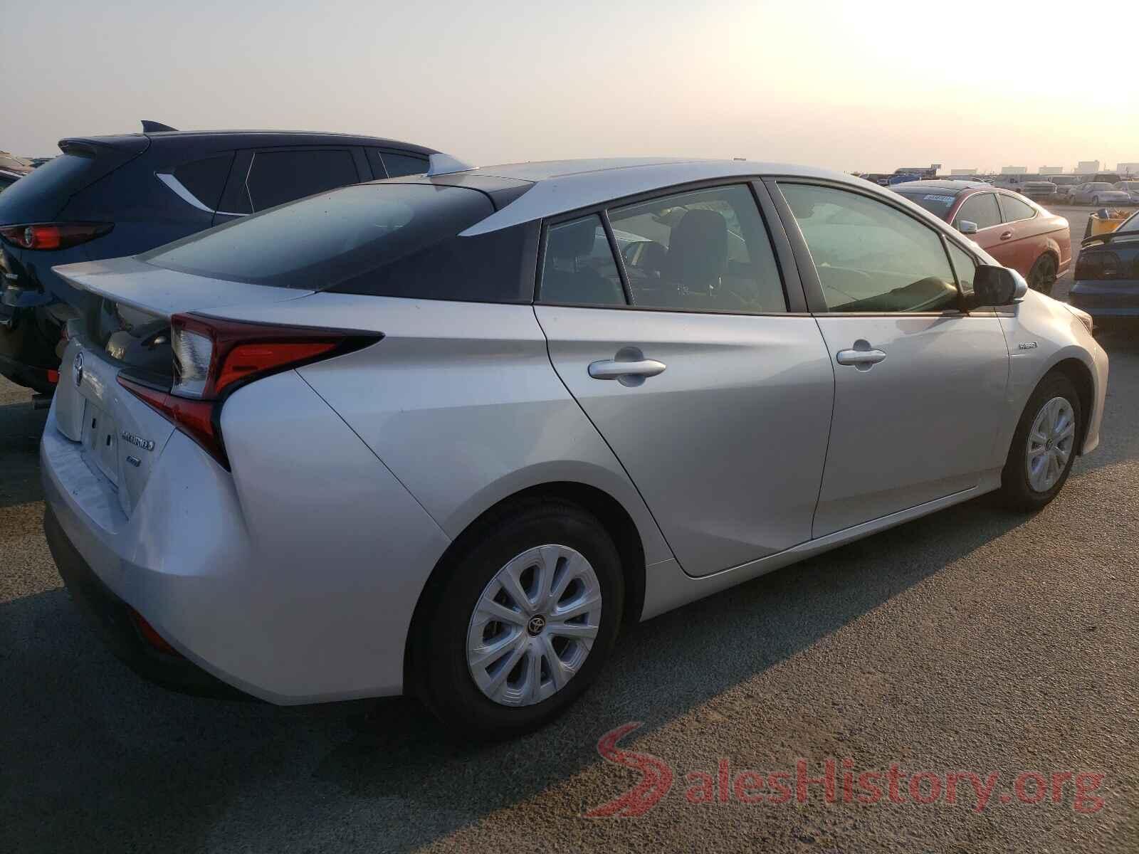 JTDKARFU5K3092955 2019 TOYOTA PRIUS