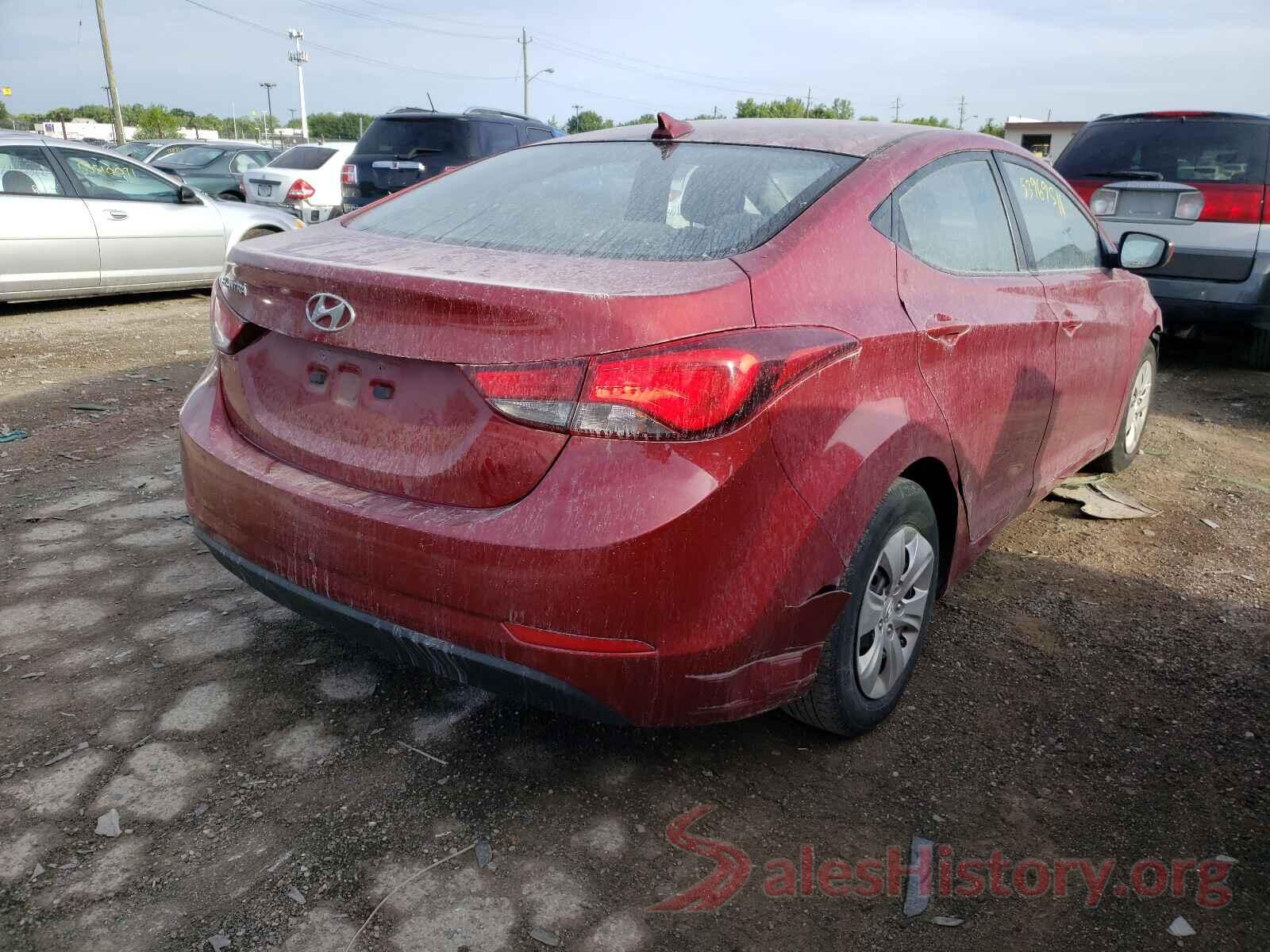 5NPDH4AE5GH714067 2016 HYUNDAI ELANTRA