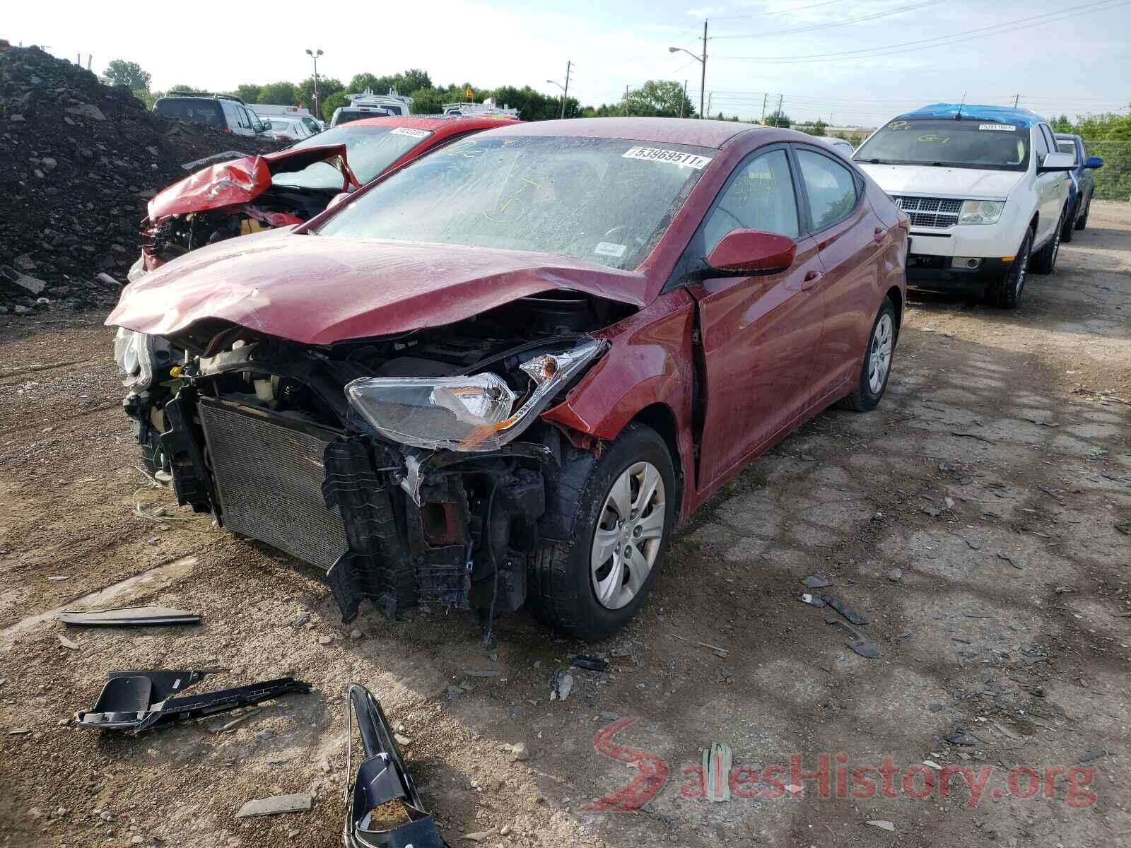 5NPDH4AE5GH714067 2016 HYUNDAI ELANTRA