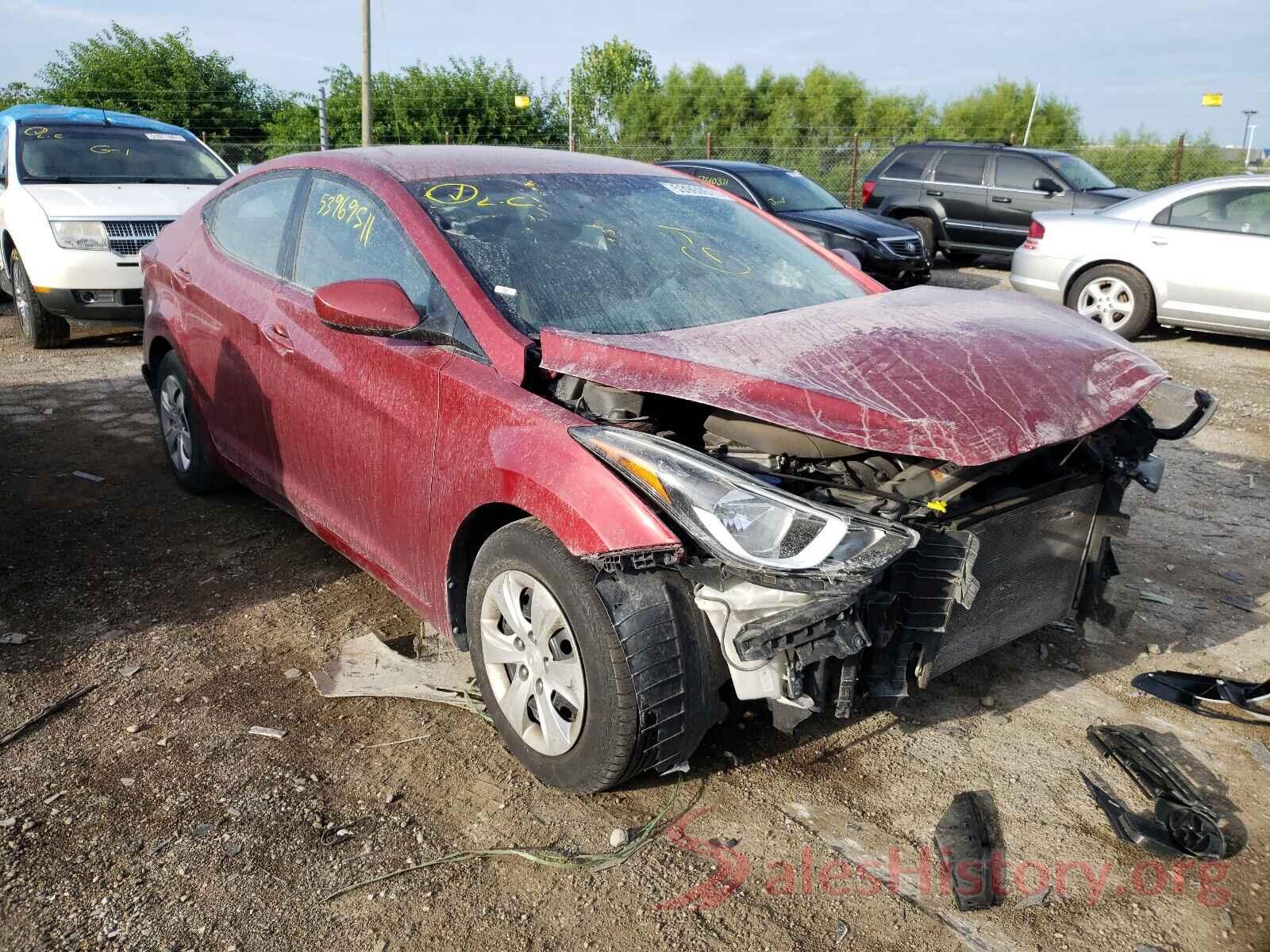 5NPDH4AE5GH714067 2016 HYUNDAI ELANTRA