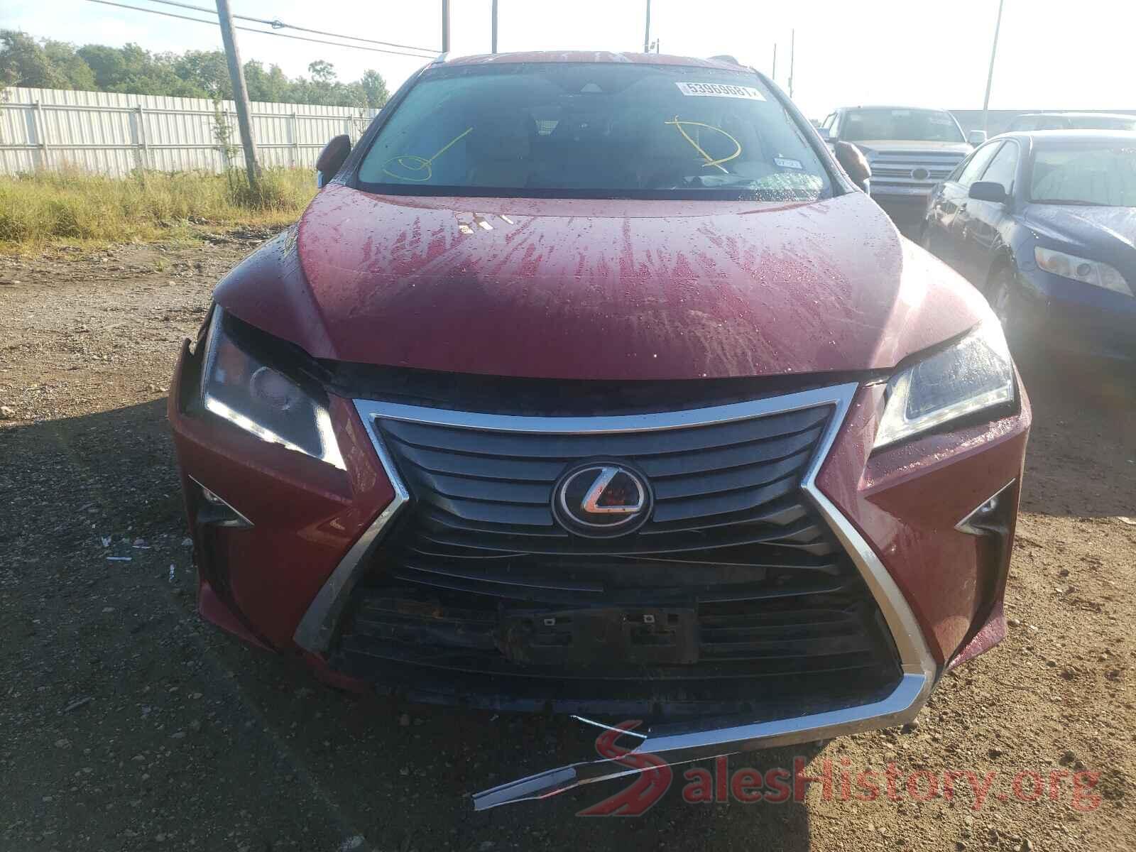 2T2ZZMCA6HC062511 2017 LEXUS RX350