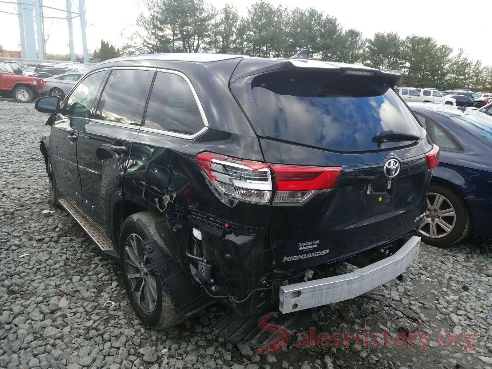 5TDJZRFH9JS557905 2018 TOYOTA HIGHLANDER