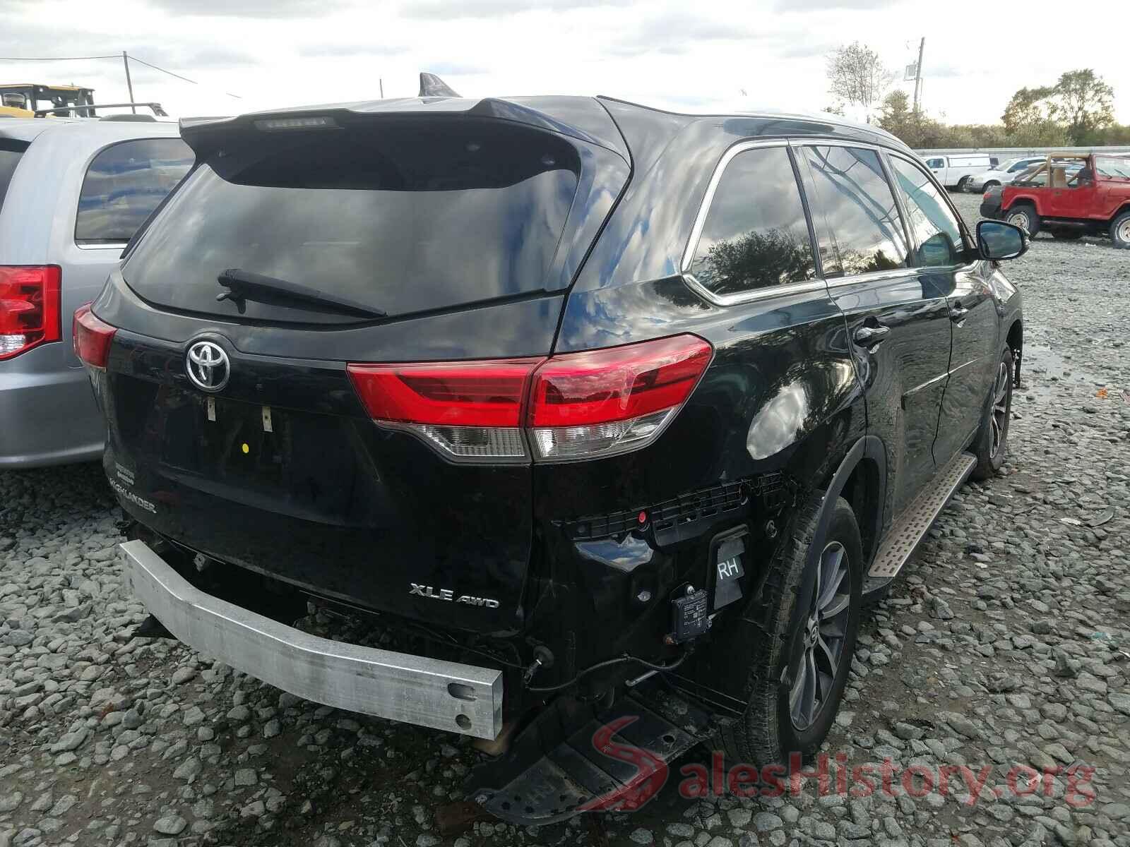 5TDJZRFH9JS557905 2018 TOYOTA HIGHLANDER