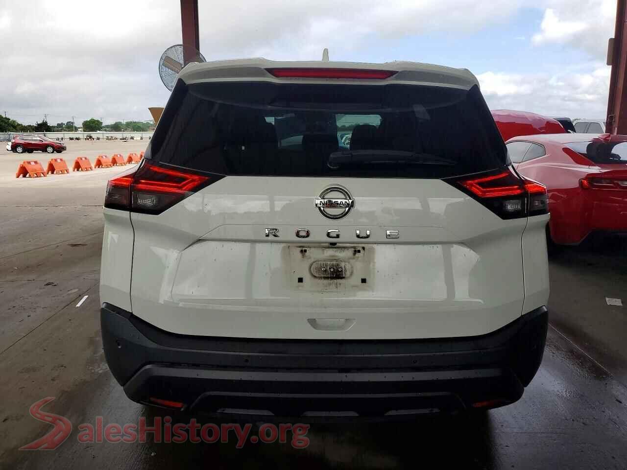 2021 NISSAN ROGUE VIN 5N1AT3AA4MC695314, left side view