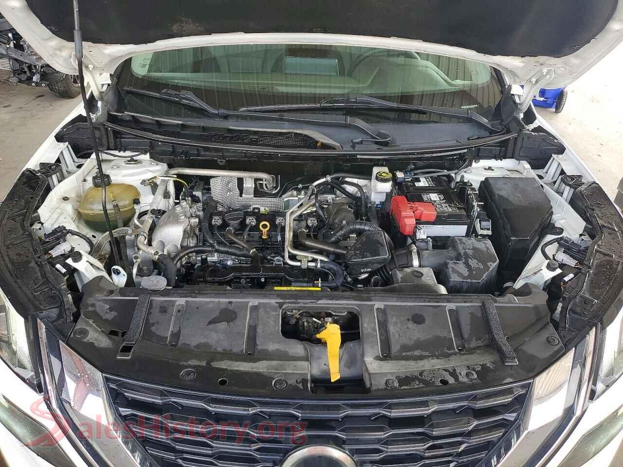 2021 NISSAN ROGUE VIN 5N1AT3AA4MC695314, VIN plate